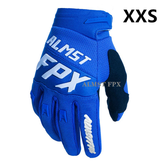 Age 4-12 Years Old Kids Full Finger Balance Bicycle Gloves Off-Road Racing Motorcycle Gloves Mountain Road Bike Children Gloves