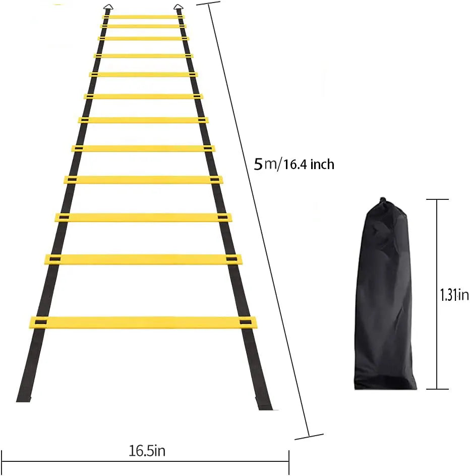 Agility Ladders Nylon Straps For Speed Training And Sports Flexibility Agility Football Training Energy Ladder Equipment