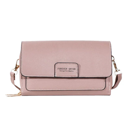 Nuevos bolsos de piel sintética para mujer, multifuncionales, de gran capacidad, tipo bandolera, a la moda, para teléfono