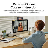 Elough 1080P HD Webcam With Built-in Microphone USB Camera For PC Laptop Video Recording Conferencing Network Camera Tripod