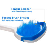 1/4pcs Tongue Cleaners Adult Kids Reusable Silicone Tongue Scraper Brush Washable Tongue Cleaning Tool Fresh Breath Oral Hygiene