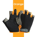 Anti Slip Half Finger Gloves for Men and Women, Dumbbells, Breathable, Elastic, Shock, Exercise, Sports, Cycling, Bicycle 