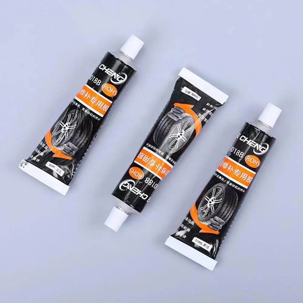 30/50ml Tire Repair Glue High Temperature Resistant Tire Sidewall Repair Kit Rubber Cement Tire Repair for Motorcycle Car Truck