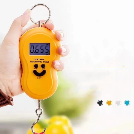 Electronic 50Kg 10g Hanging Scale LCD Kitchen Digital Scale BackLight Fishing Weights Pocket Scale Travel Luggage Scales