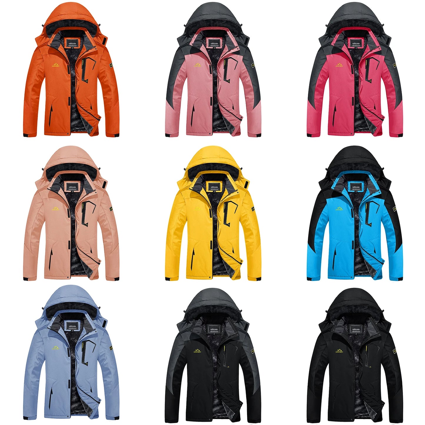 TACVASEN Chaqueta de esquí y snowboard de invierno para mujer, forro polar térmico, impermeable, informal, para trabajo, lluvia, cortavientos, parka