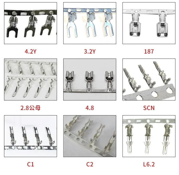 4pcs/set Terminals Crimping Machine Applicator Die Set Mold Blade Various Models For Terminal Machine Crimp Tools Accessories