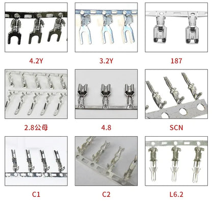 4pcs/set Terminals Crimping Machine Applicator Die Set Mold Blade Various Models For Terminal Machine Crimp Tools Accessories