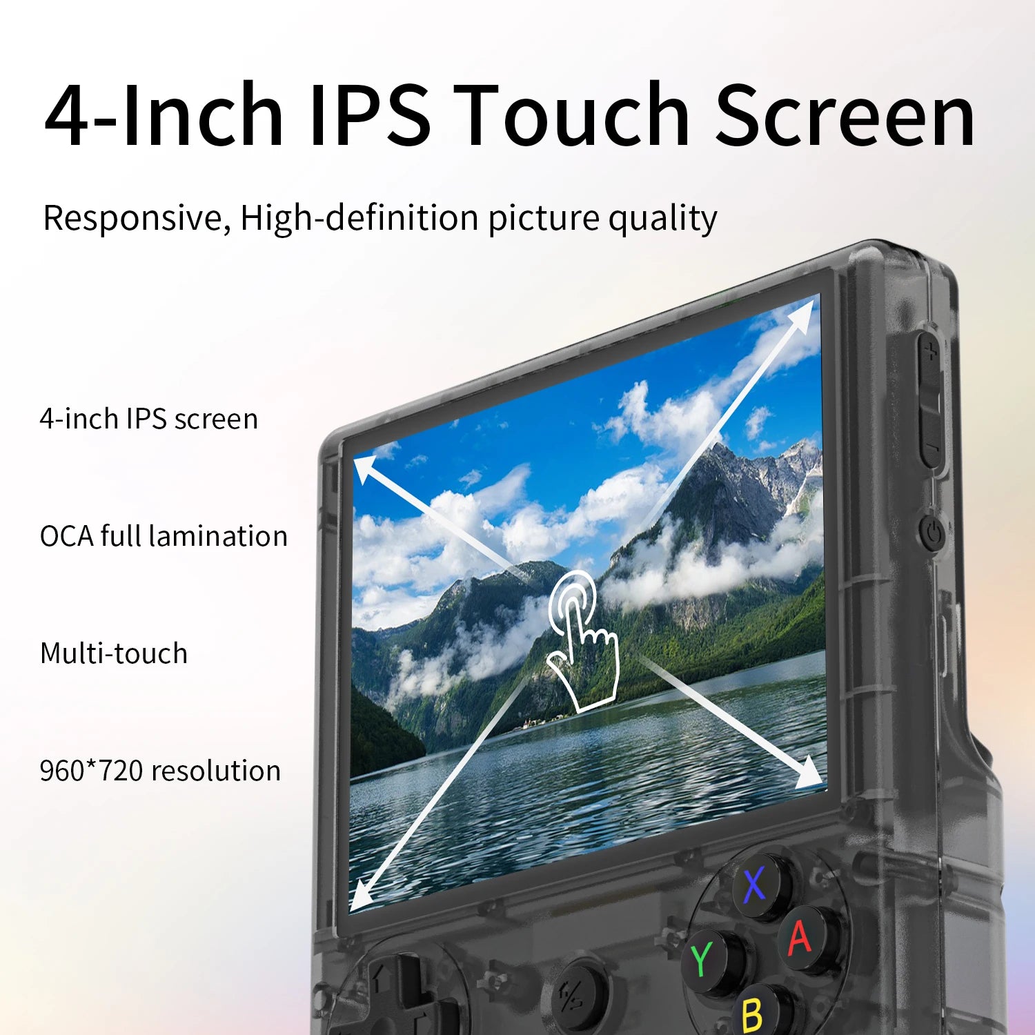 ANBERNIC RG406V Retro Handheld Game Console 4" IPS Multi-touch Screen Android 3D Hall Joystick 5500mAh Video Player 1080p DP Out