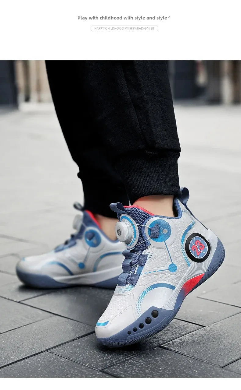 High Designer Basketball Shoes For Men Trend 2024 High Top Sneakers Brand Platform Non-slip Basketball Tennis Men Gym Shoes