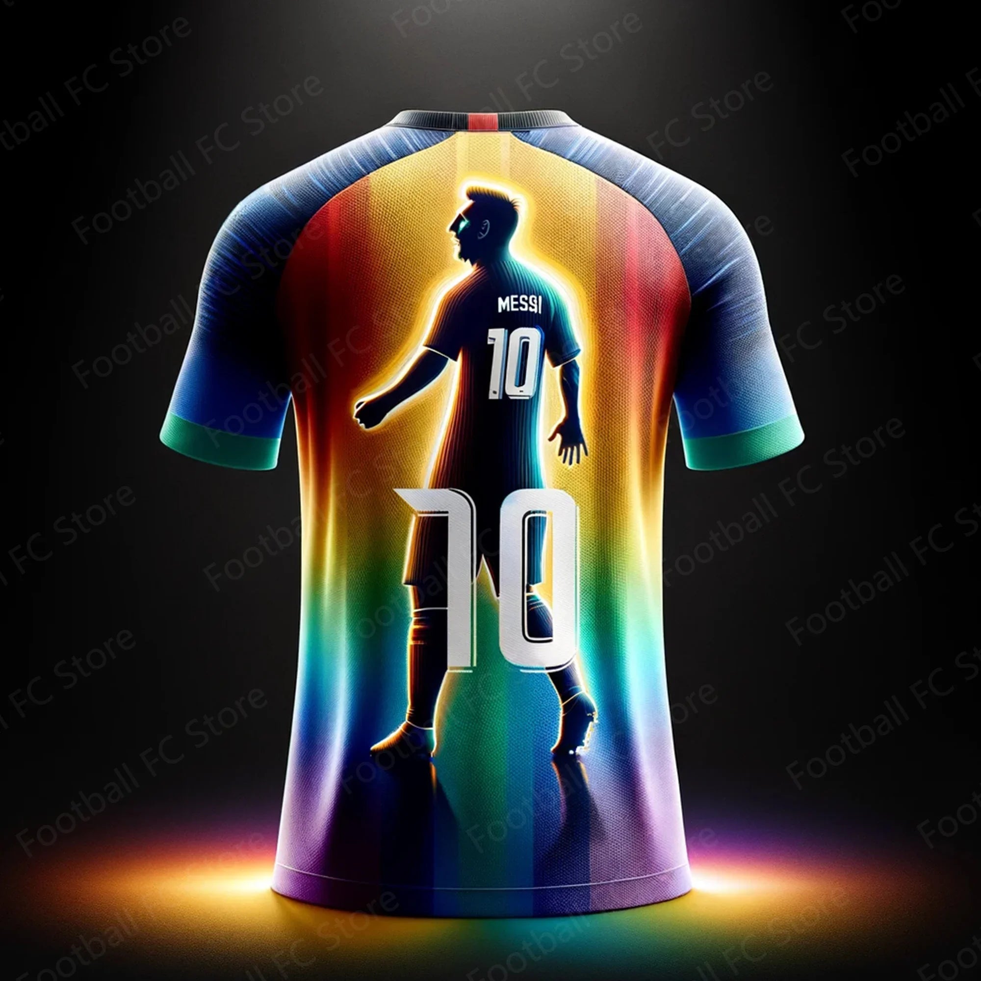 New Arrival Special Design Soccer Tshirt Kit Kids Unique Culture Messi Special Design Boy Girl Tee Top Edition Football Clothing