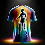 New Arrival Special Design Soccer Tshirt Kit Kids Unique Culture Messi Special Design Boy Girl Tee Top Edition Football Clothing