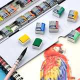 Winsor & Newton Cotman High-Quality Watercolor Paint 24-Color Half-Pan Artist Art Student Special Sketch Paint Set