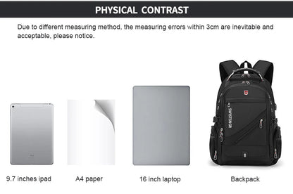 2025 Waterproof 17/20 Inch Laptop Backpack Men Airplane Travel Backpack Women Oxford Rucksack Male School Bag modern Mochila