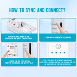 Controllers for Nintendo Wii/Wii U Left/Right 2in1 Motion Plus Controller Wireless Remote Control Gamepad Video Game Accessories