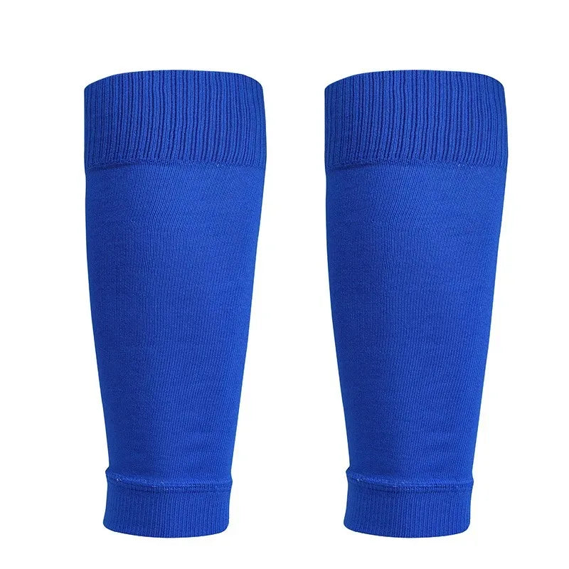 1Pair Football Socks Soccer Accessories Leg Brace Sleeves Breathable Sport Sock Adult Kids Shin Guards Calf Protection Leg Cover