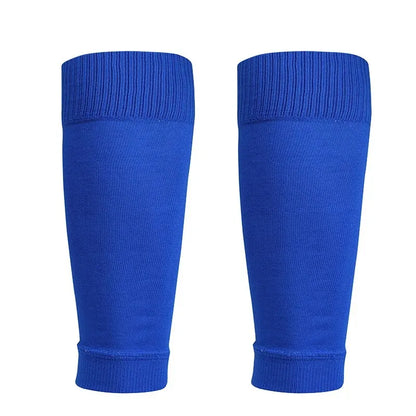 1Pair Football Socks Soccer Accessories Leg Brace Sleeves Breathable Sport Sock Adult Kids Shin Guards Calf Protection Leg Cover