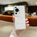 Transparent For Magsafe Case for Xiaomi Mi 15 14 13 Pro Ultra 13T 14T Redmi Note 13 14 4G 5G Magnetic Shockproof Hard Cover