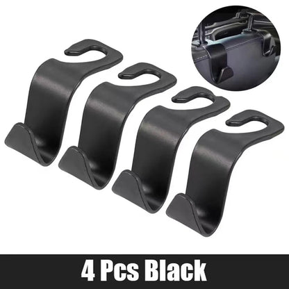 1/2/4Pcs Universal Auto Seat Headrest Hook Storage Hanger Car Vehicle Back Seat Organizer Holder Clip Car Interior Accessories