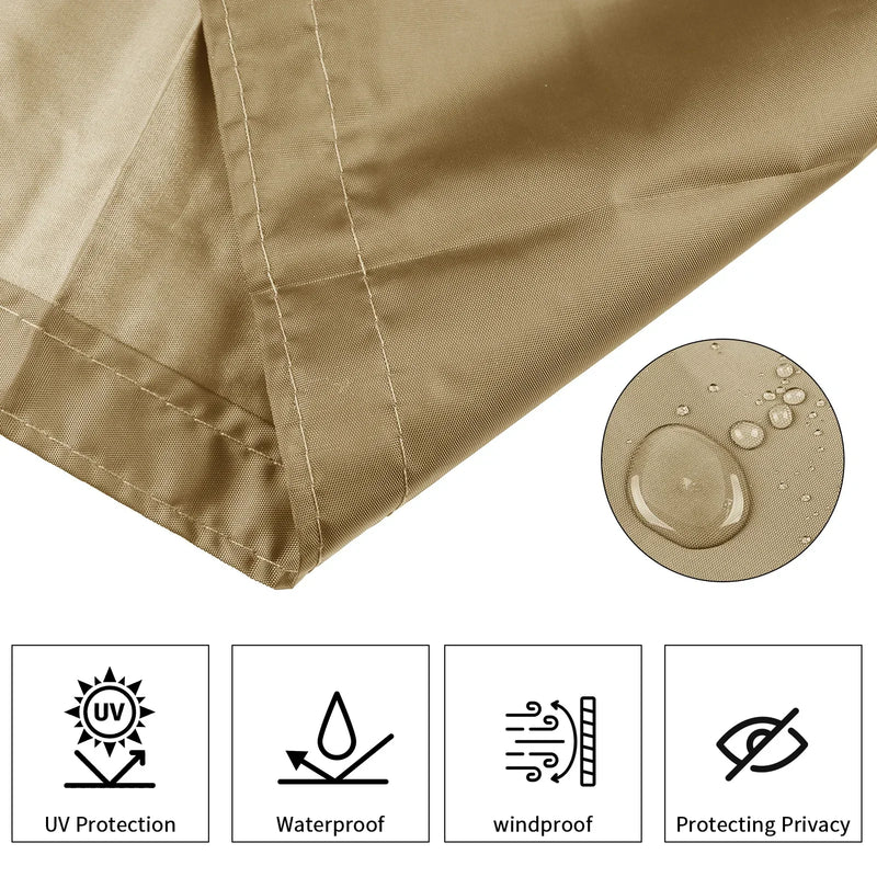 Waterproof Privacy Fence Screen Fence Covering Privacy with Grommets UV Protection Fencing Shade Cover for Outdoor Yard Backyard