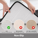 Memory Sponge Stripe Bathroom Non slip, Water Absorbent, Machine Washable Floor Mat