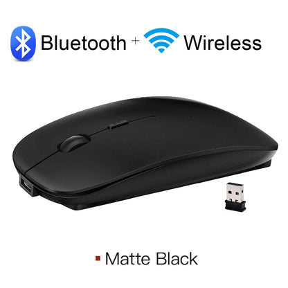 Ratón Bluetooth para Apple MacBook Air Pro Retina 11 12 13 15 16 MacBook Laptop Ratón inalámbrico Recargable Ratón silencioso para juegos