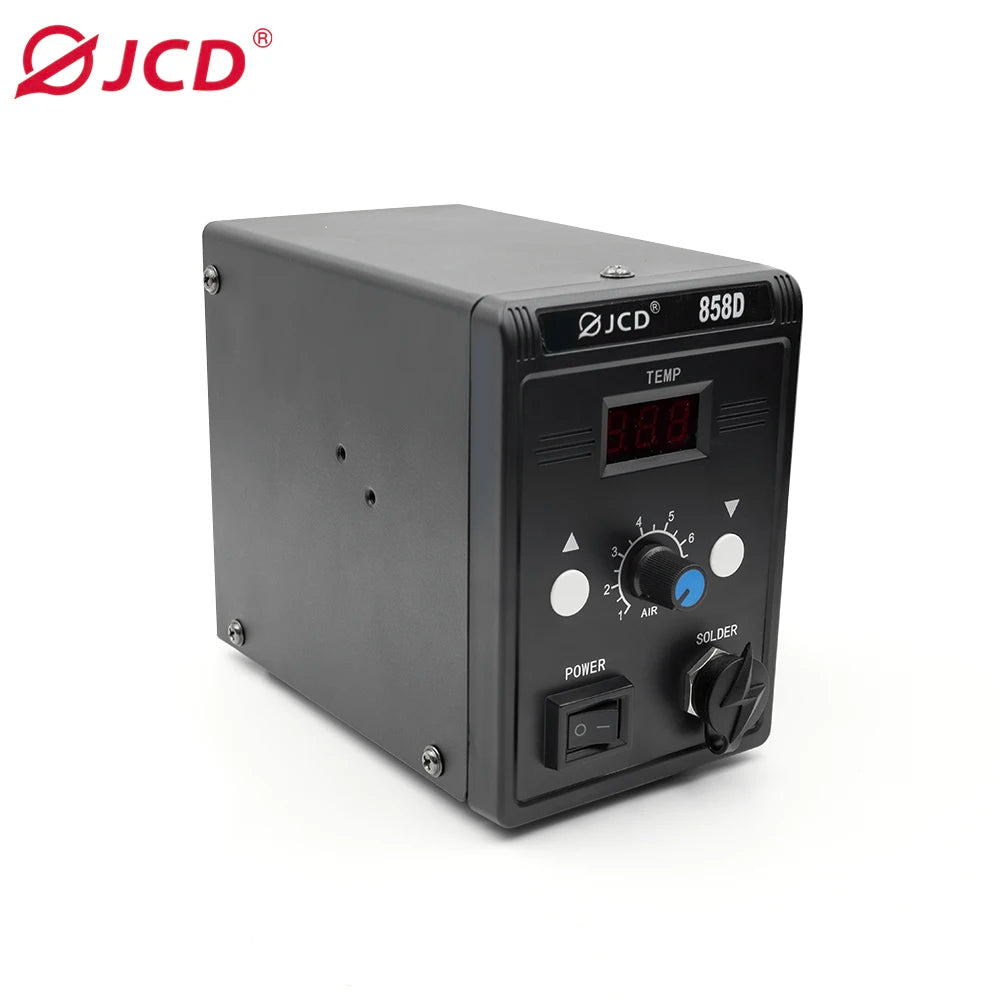 Pistola de aire caliente JCD 858D 700W, estación de soldadura BGA para retrabajo, 220 V/110 V, para reparación de soldadura SMD SMT