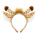 Kids Giraffe Cosplay Costume Set Animal Ears Tail Bow Tie Tutu Skirt Fancy Adult Child Props Halloween Party Carnival Birthday