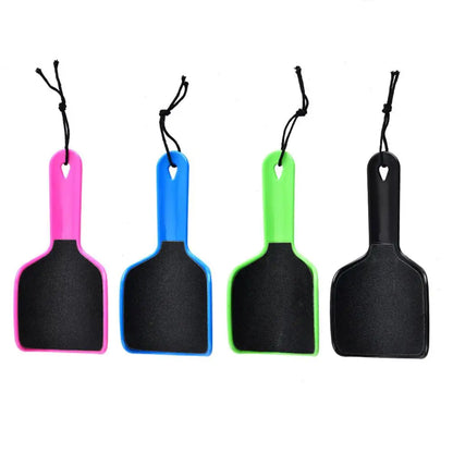 Lima curva para pies, removedor de callos y piel muerta, lima profesional de pedicura de doble cara, lijadora y depuradora en forma de U.