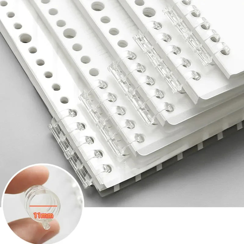 Fromthenon 5 Holes Puncher Loose Leaf Notebook Paper Mini Puncher Loose-leaf Binding Student Office Stationery Supplies