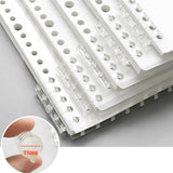 Fromthenon 5 Holes Puncher Loose Leaf Notebook Paper Mini Puncher Loose-leaf Binding Student Office Stationery Supplies