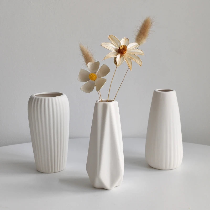 Ceramic Fired Vases, Hydroponic Dried Flower Utensils, Ornaments, Home Living Room Tables, Decorative Vases, Shaped Ceramic Vases