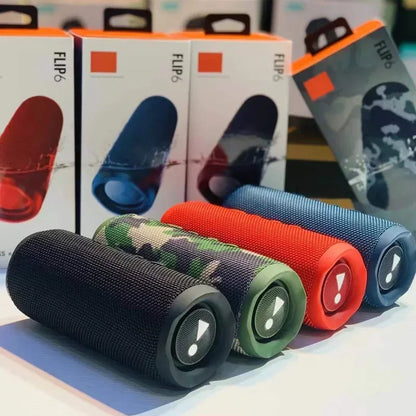 Nuevo altavoz Flip6 Bluetooth multifunción TWS con subwoofer portátil para exteriores, altavoz dual inalámbrico para cine en casa.