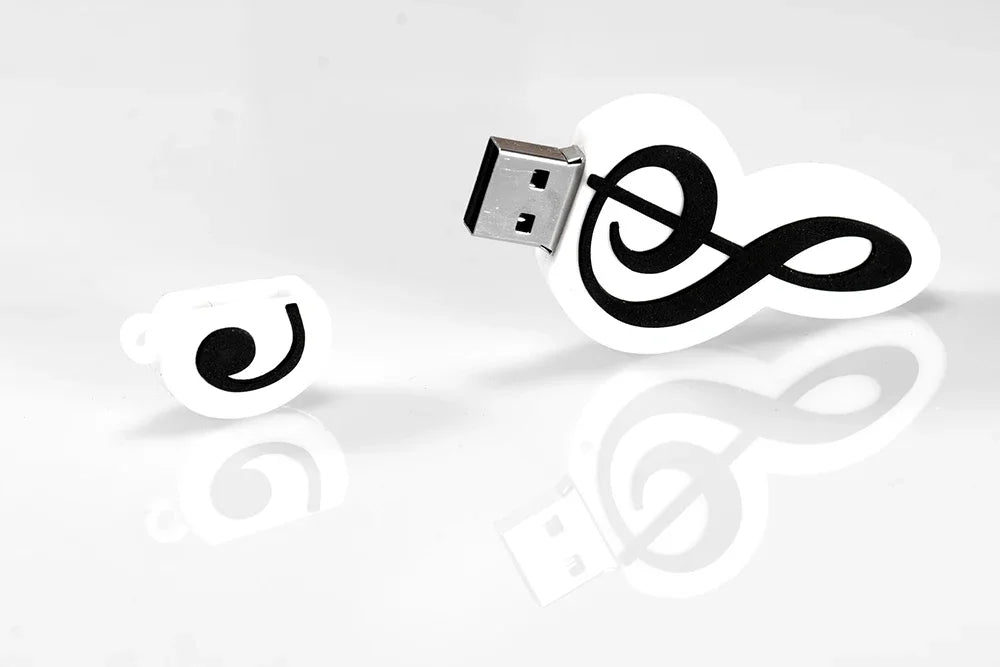 JASTER - Memoria USB de 64 GB con diseño de instrumento musical, diseño de guitarra, violín y violín, resistente al agua, 16 GB y 8 GB