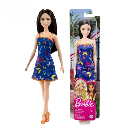 Genuine Barbie Fashionista Dolls Brunette Hair Blonde Fashion Doll Accessories Dress Up Kids Toys for Girls Children Brinquedos