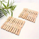 20 pinzas de bambú natural para ropa, pinzas para fotos, pinzas de madera para manualidades, bodas y fiestas, envío directo
