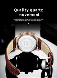 LIGE Casual Men Watch Luxury Leather Waterproof Sport Quartz Wristwatch Chronograph Military Watch for Men Relogio Masculino