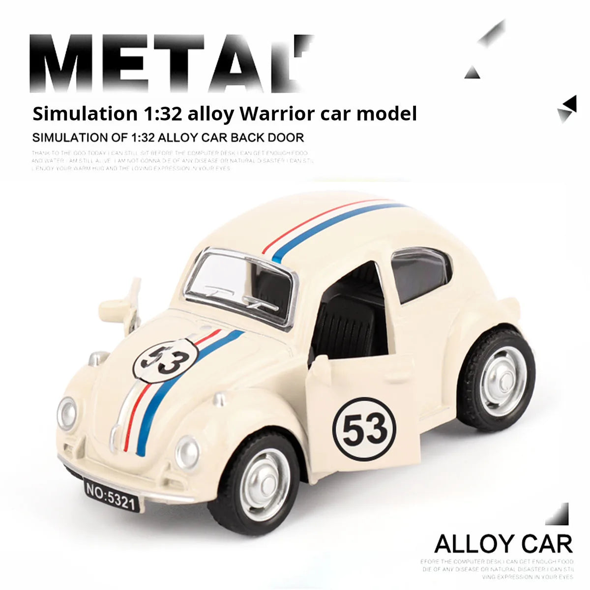 1：38 Alloy Pull-Back Car Thai Tricycle Model Motorcycle Sheep Decoration Takeaway Taxi Die Cast Car Toy