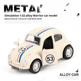1：38 Alloy Pull-Back Car Thai Tricycle Model Motorcycle Sheep Decoration Takeaway Taxi Die Cast Car Toy