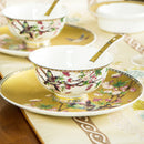 Fine Bone China Plates Dinner Sets Ceramics Luxury Breakfast Dinnerware Gift Women Vajillas Completa Ceramica Luxury Tableware