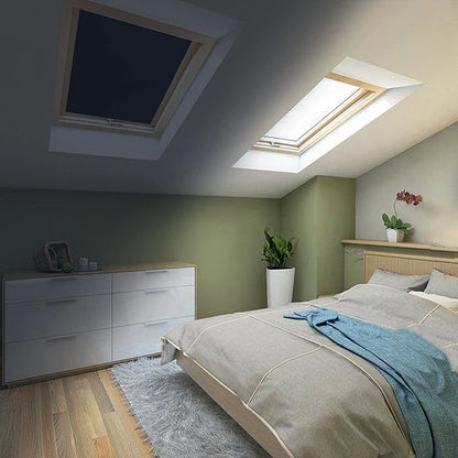Cortina opaca portátil sin taladro, 100 % opaca, aislante y con protección UV para dormitorio, sala de estar, decoración del hogar.