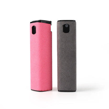Microfiber Cloth Screen Cleaner Touchscreen Mist Cleaner All in One Spray Bottle Wipe Cleaner Fingerprint-Proof Cleaning Tool