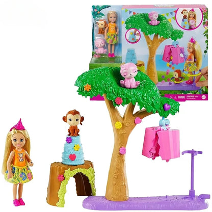 Original Travel Barbie Doll with Clothes Accessories Brinquedos Barbie Doll Toys for Children Juguete Baby Toys for Girls Boneca