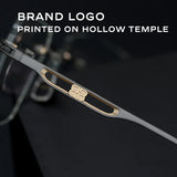 Benywoods Design Fashion Rimless Men's Sunglasses Gradient Photochromic UV400 Outdoor Sun Glasses Pure Titanium Eyewear BS23052