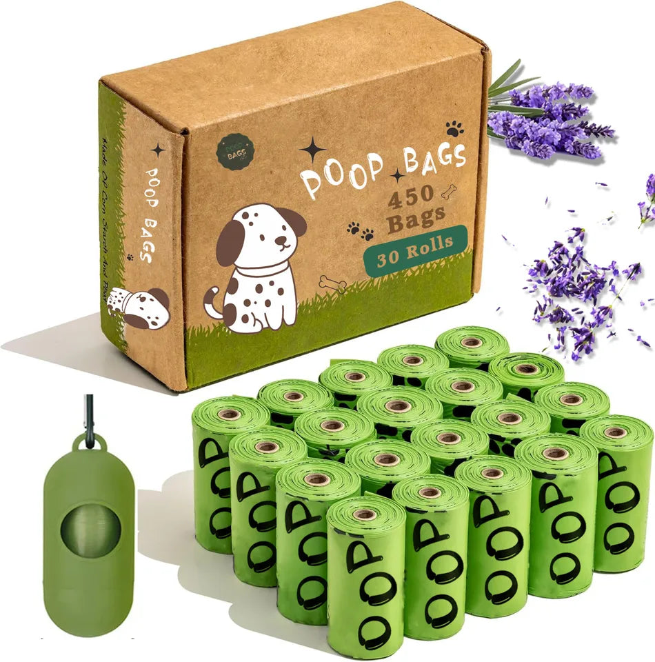 Epi biodegradável saco de lixo para animais de estimação sacos de cocô de cachorro dispensador de saco de cocô de cachorro suprimentos de limpeza de cães produtos para cães ﻿
