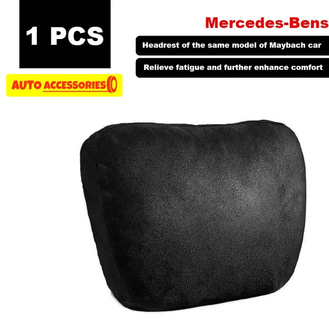 Reposacabezas ajustable con soporte para el cuello, diseño Maybach, Clase S, suave, universal, cojín de descanso, alta calidad 
