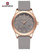 NAVIFORCE NF5051 Women Watch Silicone Quartz Wrist watches for Women Sport Clock Girls Gift Ladies Watches