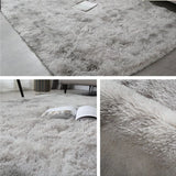 Gray Carpet for Living Room Plush Rug Bed Room Floor Fluffy Mats Anti-slip Home Decor Rugs Soft Velvet Carpets Kids Room Blanket