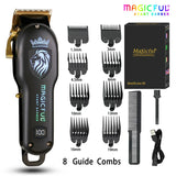 MAGICFUL New Professional Hair Clipper Rechargeable Electric Trimmer For Men Beard Kids Barber Cutting Machine Haircut Machine