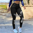 Women's 2023 New Spring High Waist High Stretch Faux Denim Leggings Fitness Sports Yoga Pants Streetwear Y2K