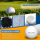 Caiton 50pcs 2-Layer Golf Balls - 332 Dimple, Max Distance, Spin Control, Durable, Precision - For Golf Training & Play